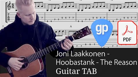 Joni Laakkonen Hoobastank The Reason Fingerstyle Guitar Cover