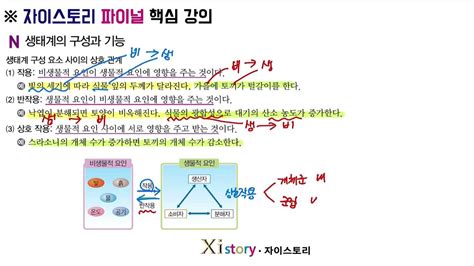 생명과학1 N단원 생태계의 구성과 기능 개념강의 Youtube