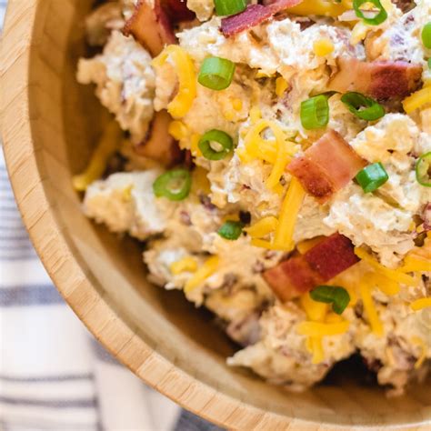 Loaded Baked Potato Salad Easy Potato Salad Recipe Devour Dinner