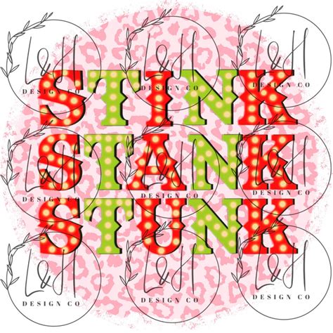 Stink Stank Stunk Grinch Christmas Digital Download Png Sublimation Instant Download Etsy