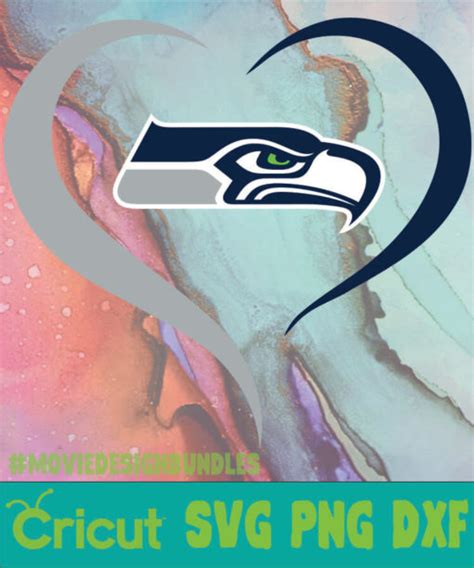 Seattle Seahawks Nfl Heart Svg Png Dxf Movie Design Bundles