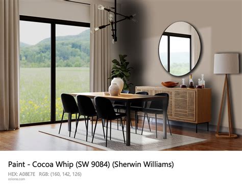 Sherwin Williams Cocoa Whip Sw Paint Color Codes Similar Paints