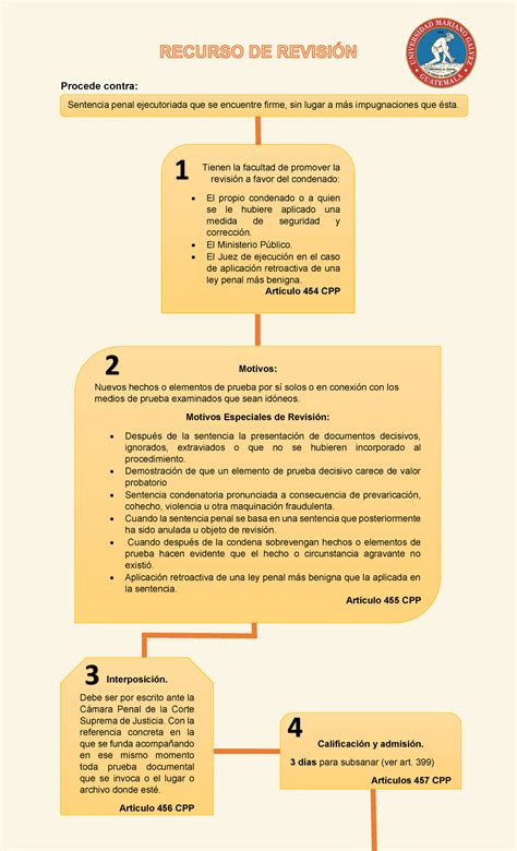 Esquema De Recurso De Revisi N Penal Guatemala Procede Contra