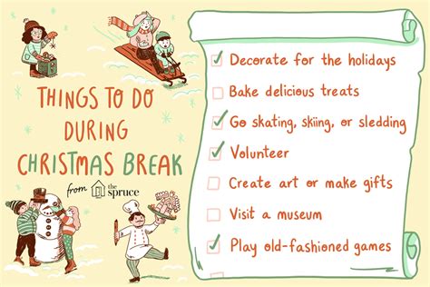 Christmas Break Things to Do - Holiday Activities and Ideas