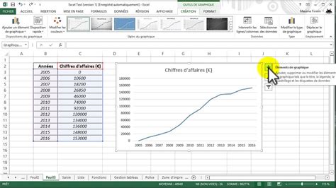 Tuto Excel Cr Er Un Graphique Partir De Plusieurs Feuilles Riset