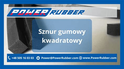 Sznur Gumowy Kwadratowy Powerrubber