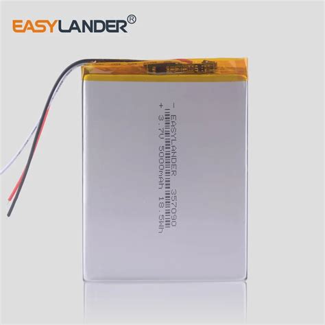 Tablet Battery Replacement 357090 5000mAh 3 7V