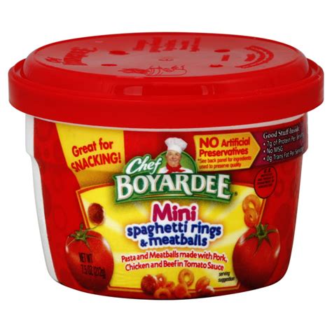 Spaghetti And Meatballs Chef Boyardee