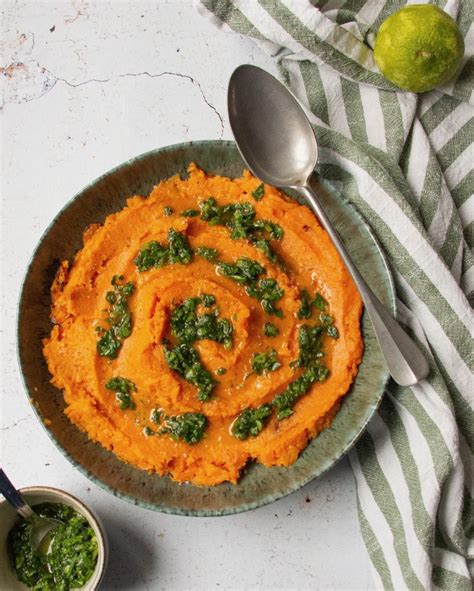 Ecras De Patate Douce Aux Herbes Et Citron Vert Casserole Chocolat