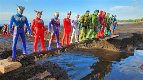 ULTRAMAN VS POWER RANGERS ULTRAMAN GEED BERENANG SAMA ULTRAMAN ZERO