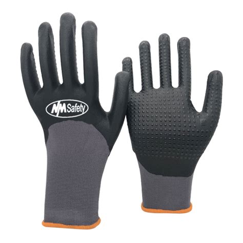 Thing You Must Know About Foam Nitrile Half Coated Gloves Dotted Nitrile