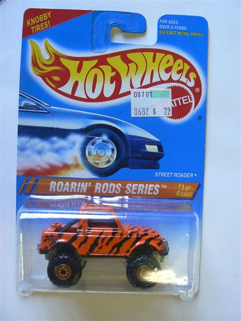 Amazon Hot Wheels Roarin Rods Series Of Street Roader Collector Knobby Tires