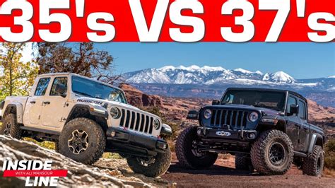 35 S Vs 37 S For The Jeep Gladiator Which Is Better And Why Inside Line Youtube