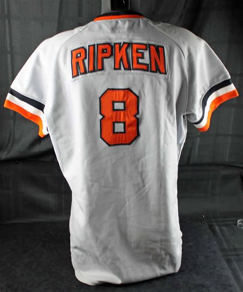 Lot Detail Cal Ripken Signed Game Used Baltimore Orioles Rookie