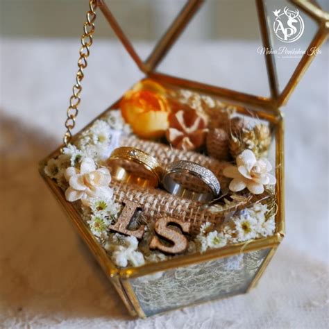 Jual RING BOX TEMPAT CINCIN LAMARAN GLASS BOX RUSTIC AESTHETIC Shopee