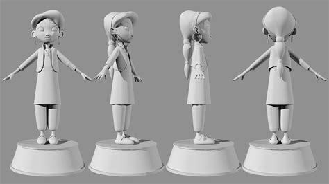 artstation smaragd character model   maya