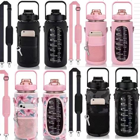 2L Tumbler Bag Water Bottle Bag Insulated Carrier Cup Cover Bag Holder