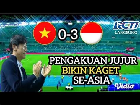 Pengakuan Jujur Sang Pelatih Usai Menaklukan Vietnam Di Leg