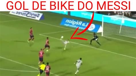 Primeiro Gol De Bicicleta Do Messi Youtube