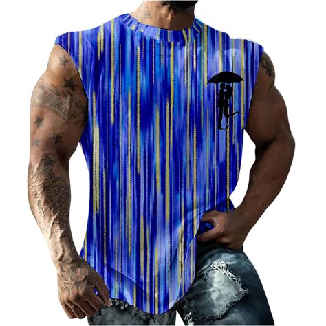 Txeol Tank Tops For Men Men S Workout Tank Tops Graphic Tees Shirts For