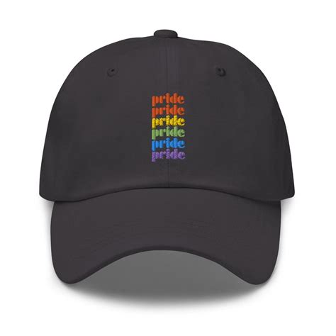 Pride Hat LGBT Clothing Gay Lesbian And Bisexual Pride Baseball Cap Embroidered Dad Hat