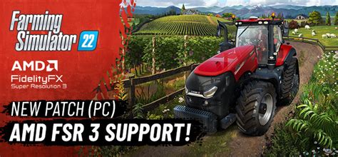 Farming Simulator 22 Enhances Performance With AMD FSR 3 And Frame