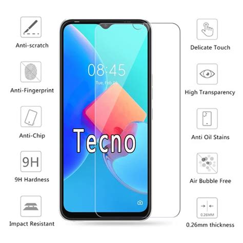 Закаленное стекло 9H для Tecno Spark 8C 8T 8P 7P 7T AliExpress