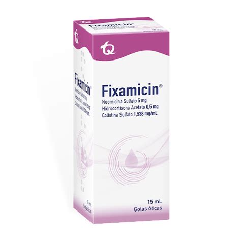 Fixamicin 5mg Gotas Óticas Frasco x 15 ml