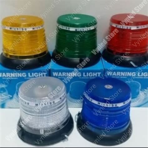 Jual Lampu LED Rotator Warning Light Rotary Michiba 12 Cm 12 24 Volt