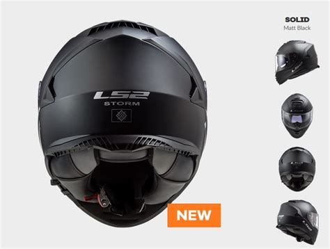 Kask Motocyklowy Ls Ff Storm Solid Matt Black Ls