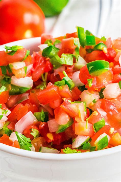 Homemade Pico De Gallo Easy Mexican Salsa Recipe