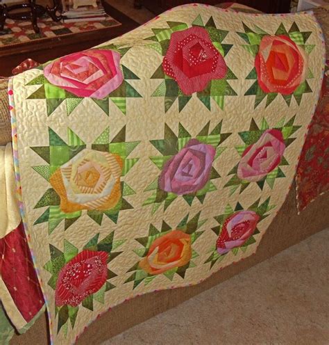 Rose Quilt Pattern Free Cut The Foundation Square S To The Size You