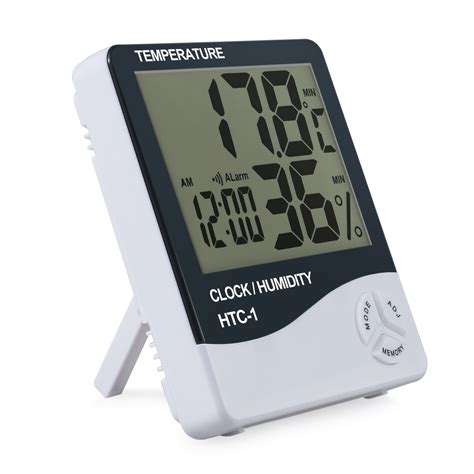 Temperature Clock And Humidity Meter