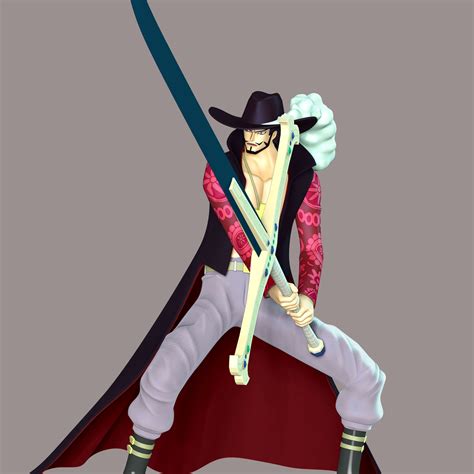 3d File One Piece Dracule Mihawk・3d Print Design To Download・cults