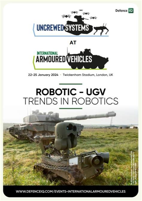 Robotic Ugv Trends In Robotics International Armoured