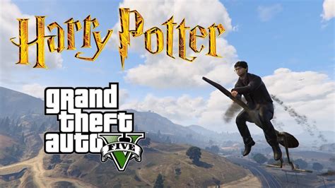 Gta Mods Harry Potter Magic Wand Broomstick Youtube