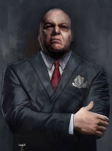 The Kingpin by Ryan Vogler | Marvel villains, Character portraits, Cthulhu