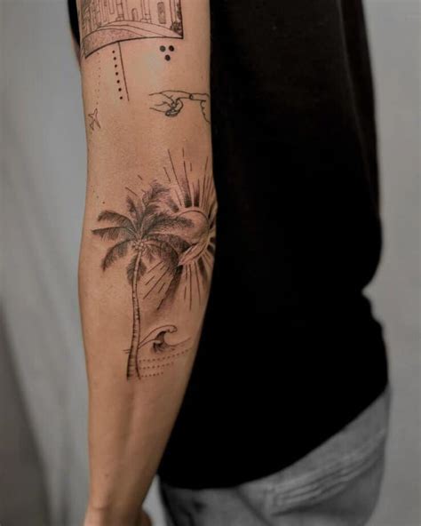 21 Powerful Palm Tree Tattoo Ideas For Lasting Summer Vibes