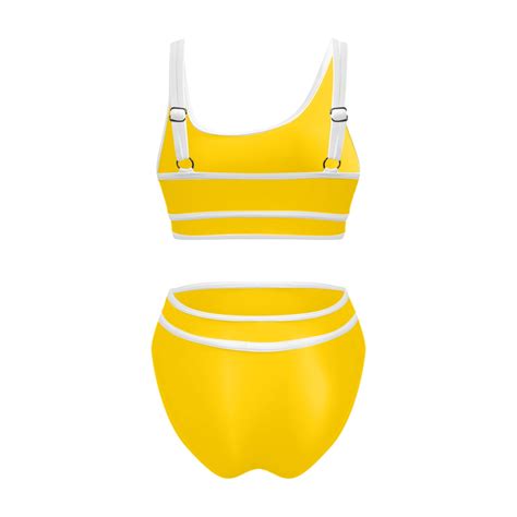 Floleo Women S High Waisted Bikini Sets Sporty Two Piece Swimsuits