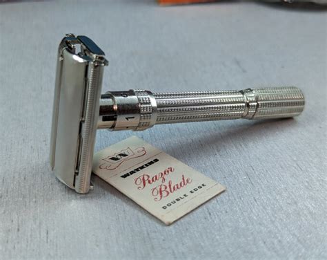 Gillette Slim Adjustable Vintage Safety Razor Date Code J Etsy