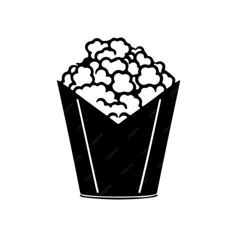 Premium Vector Popcorn Vector Icon