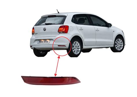 Vw Polo Vivo Ii Hatchback Right Side Rear Bumper Reflectors