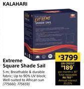 Kalahari Extreme Square Shade Sail 5m Offer At Builders Warehouse