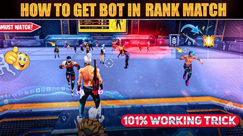 How To Get Bot Loby In Rank Match Rank Glitch In Free Fire Hidden