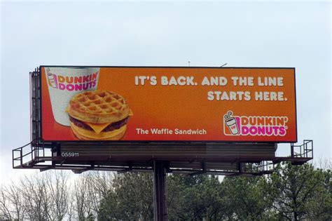 Dunkin Donuts Billboard