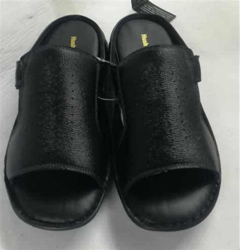 Pu Black Mens Leather Slipper Size 6 To 11 At Rs 500 Pair In Vellore