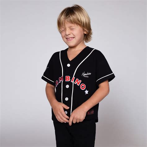 kids signature jersey black hambino athletics