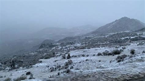 Pico El Guila Registr Su Primera Nevada Del A O