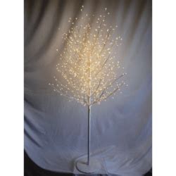 Snowtime White Micro Dot Tree 580 Warm White LEDs 1 5m Burleydam