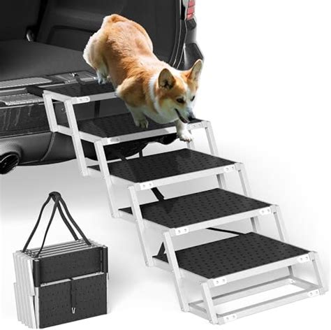 Yitahome Hundetreppe Auto Mit Stufen Leichte Hundeautorampe F R